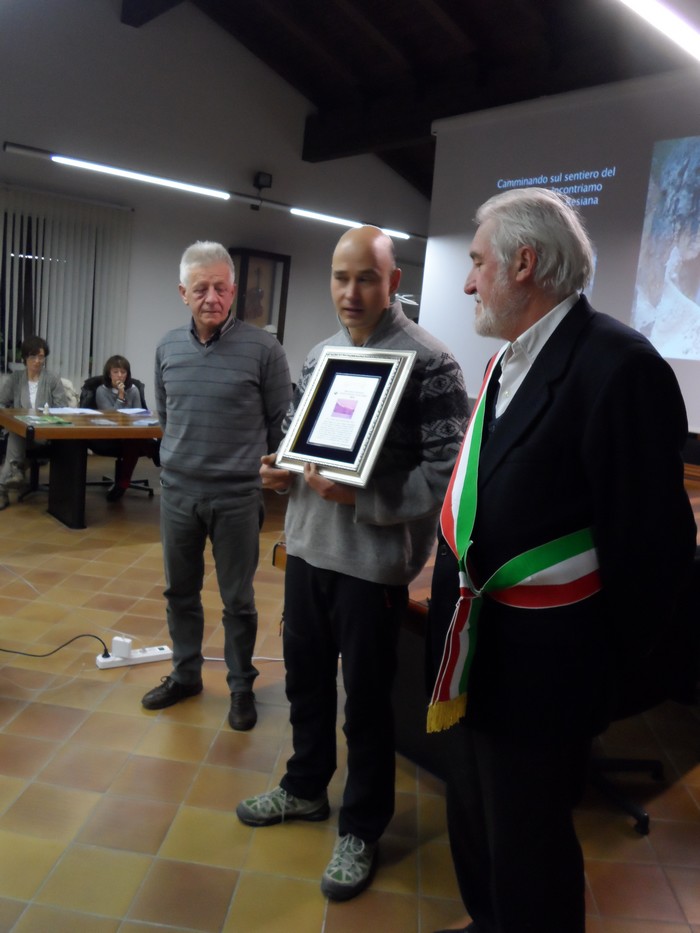 Marco Favalli vincitore della Stella d'argento Val Resia 2015