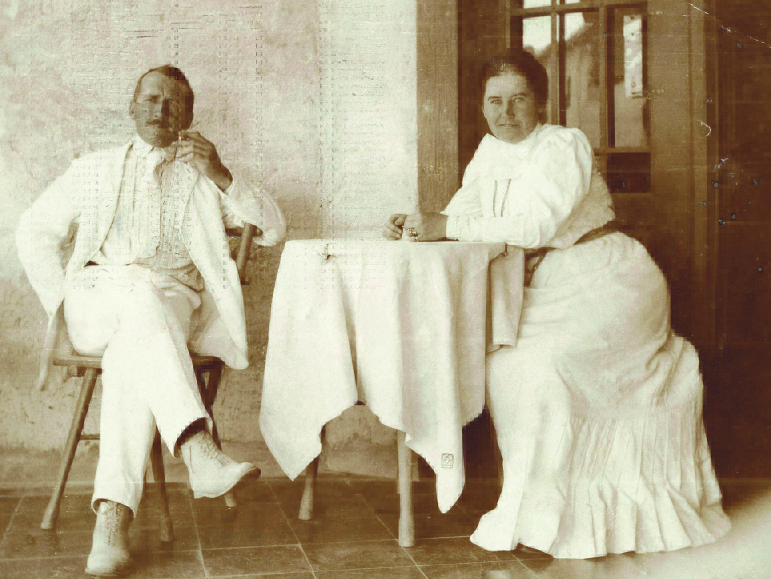 Joseph Maria Auchtaller e la moglie Emma alla pensione Fortino di Grado (1910)