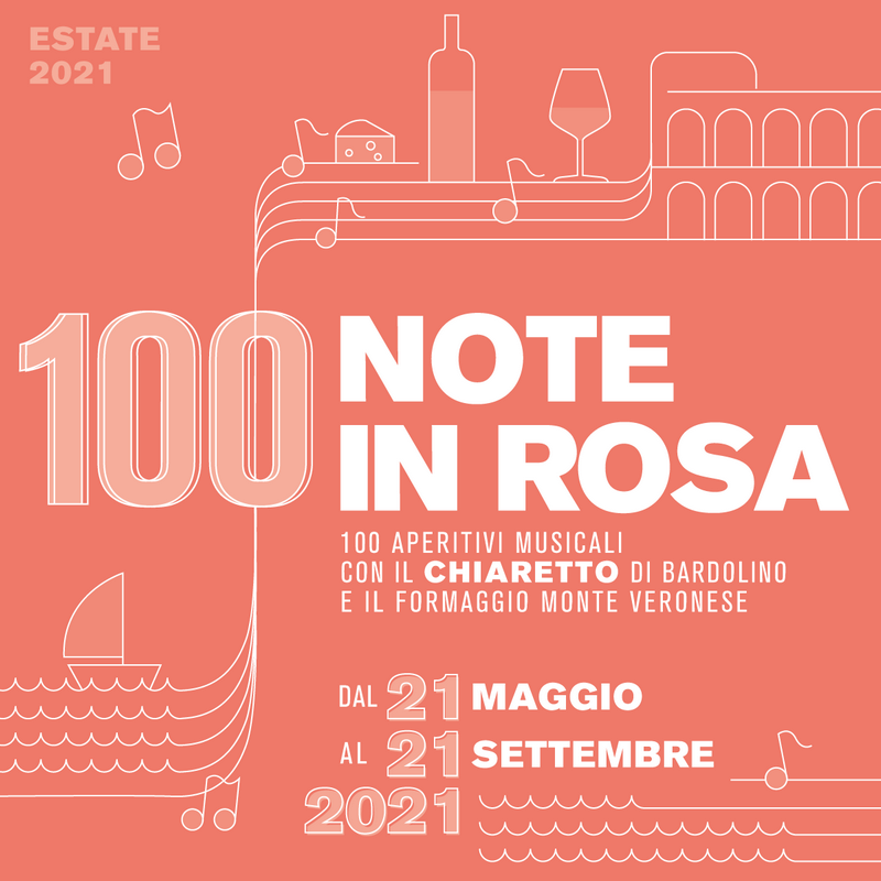 100 note in rosa