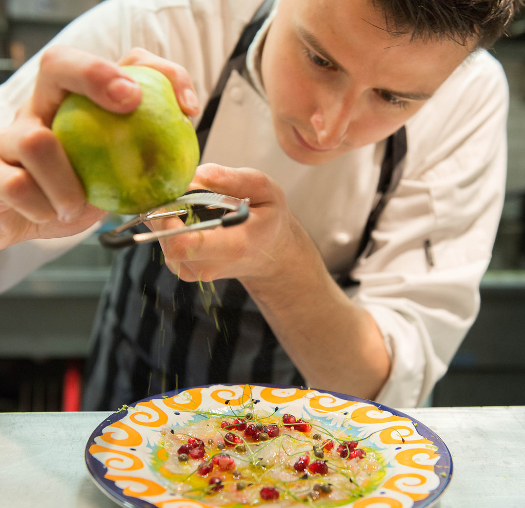 Carpaccio di branzino