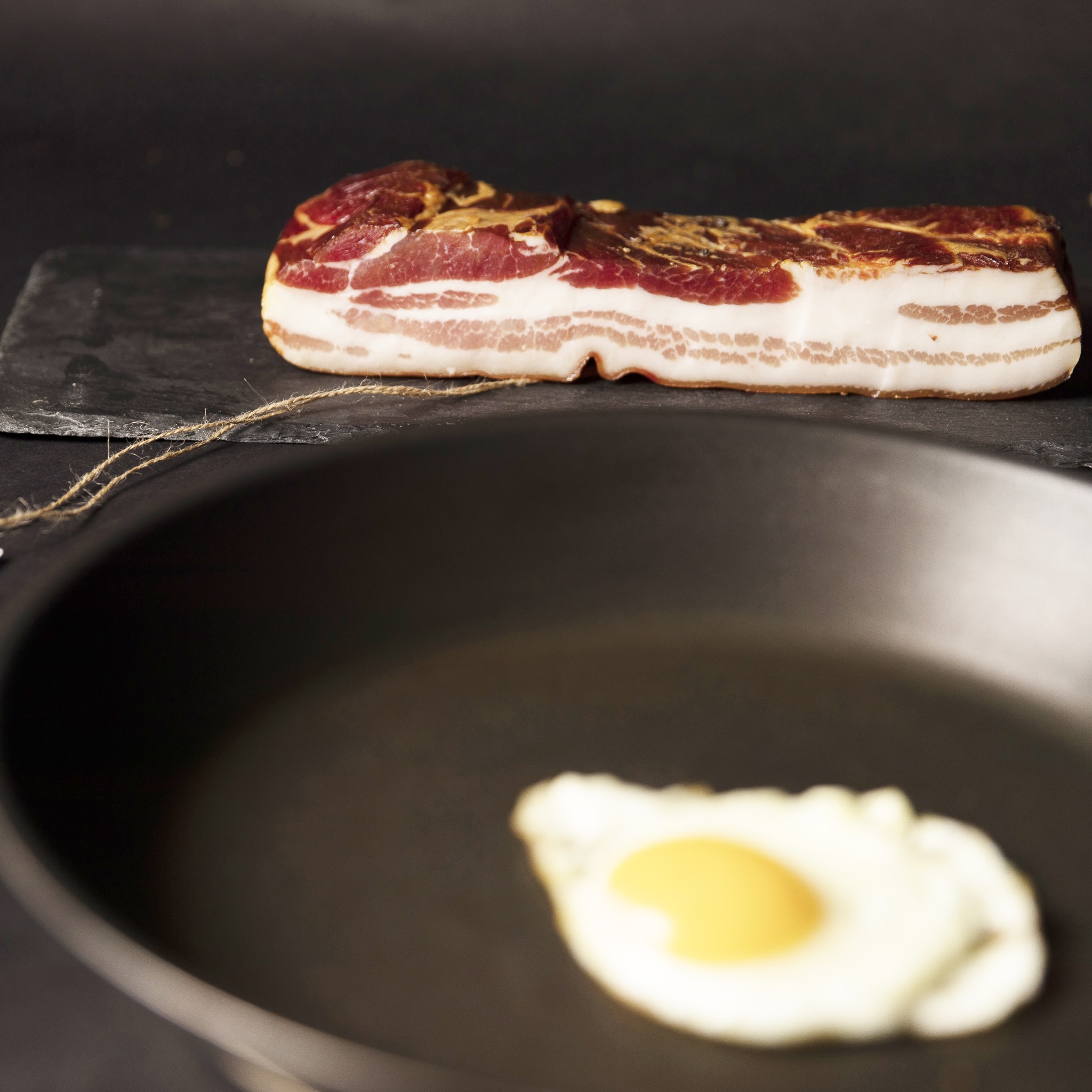 bacon eggs