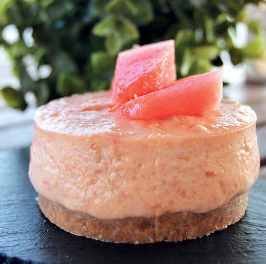 cheesecake con anguria