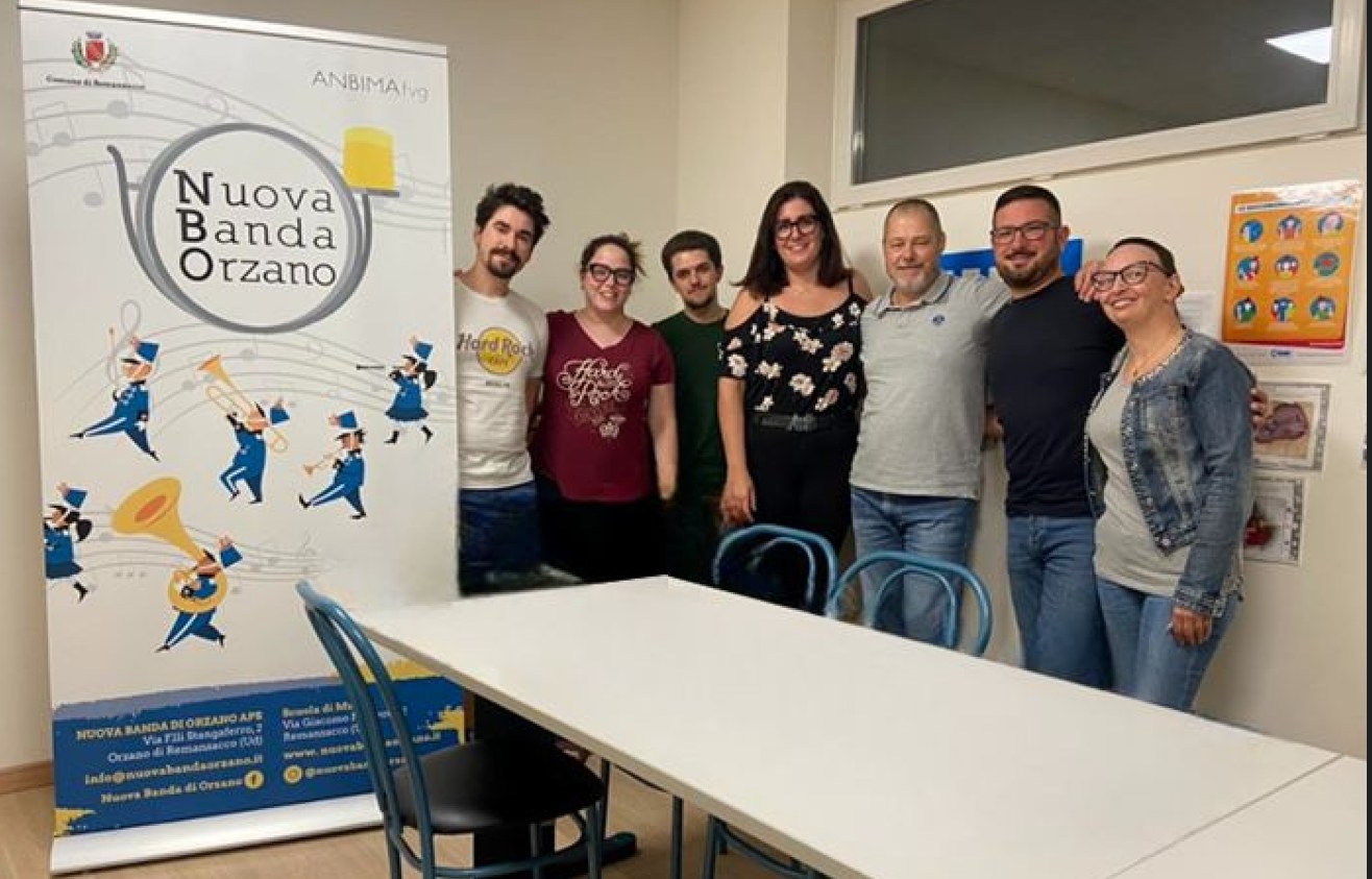 Il nuovo direttivo della Nuova Banda di Orzano