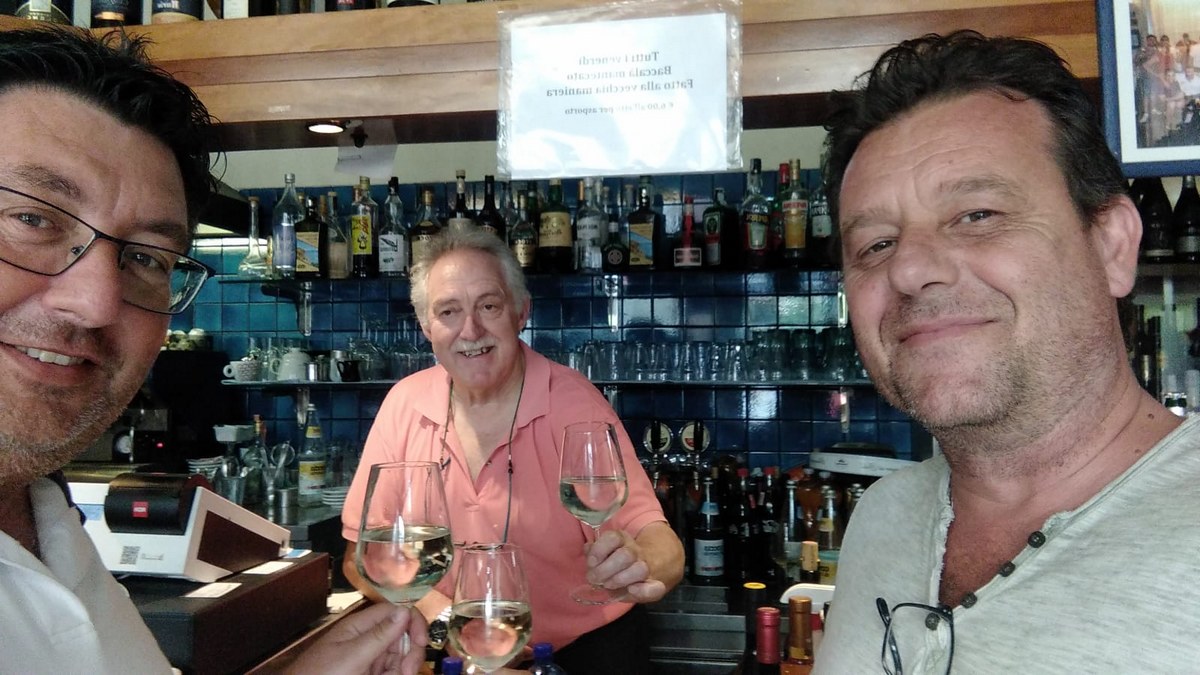 Massimo Romita al buffet Toni da Mariano