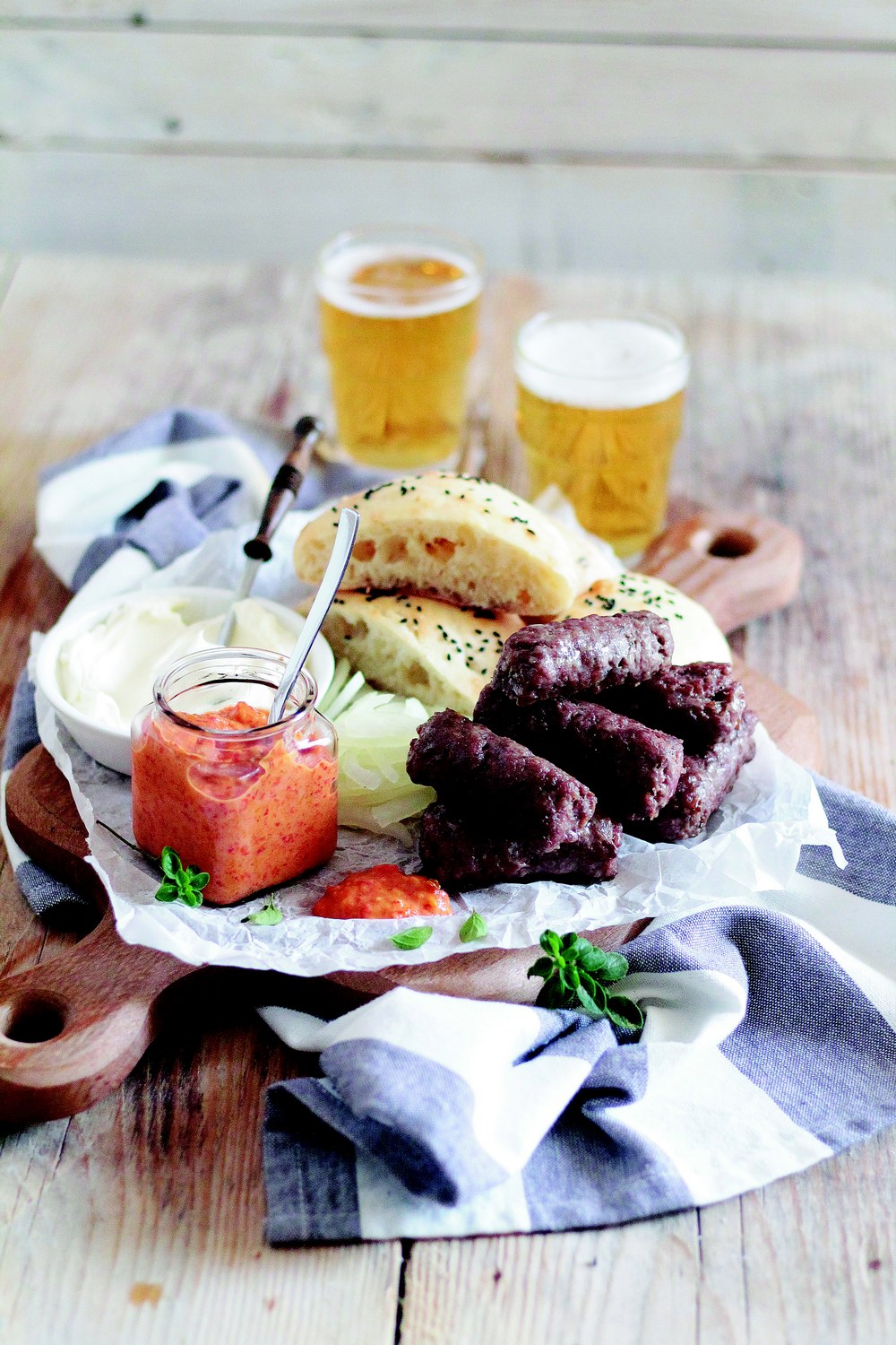 cevapcici con ajvar