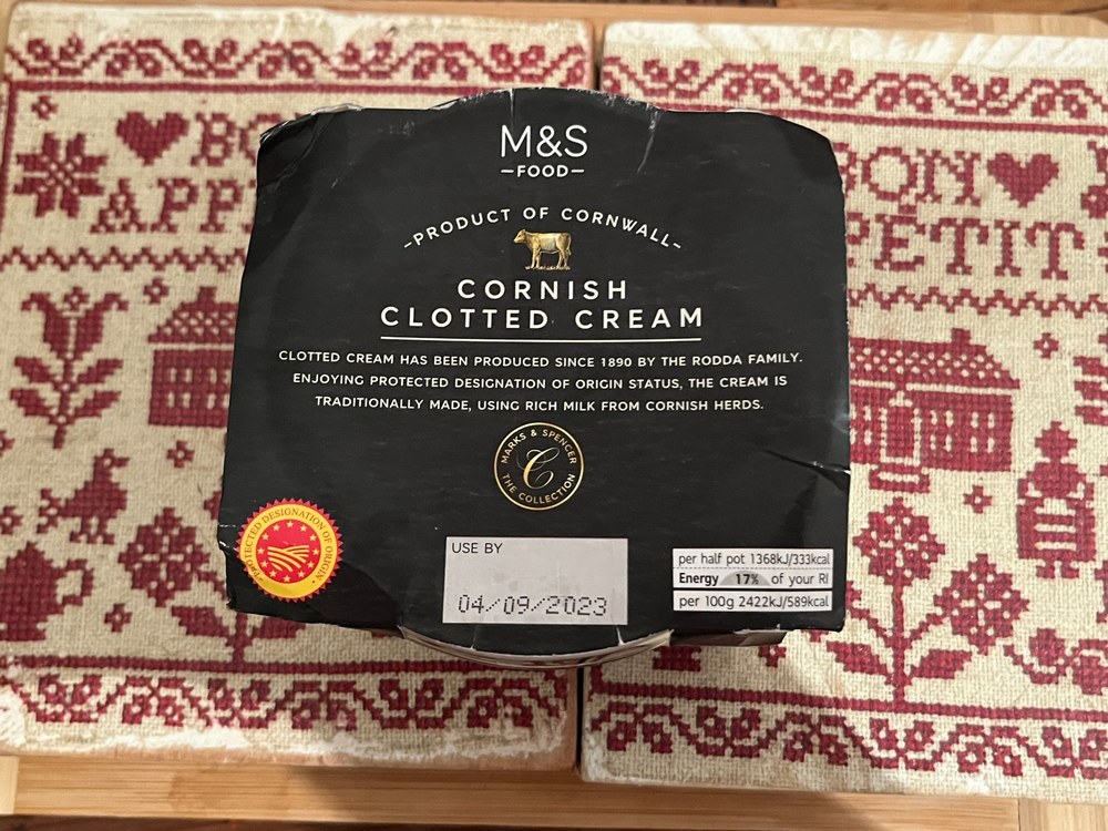 Cornish clotted cream