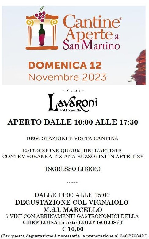 cantine aperte Lavaroni