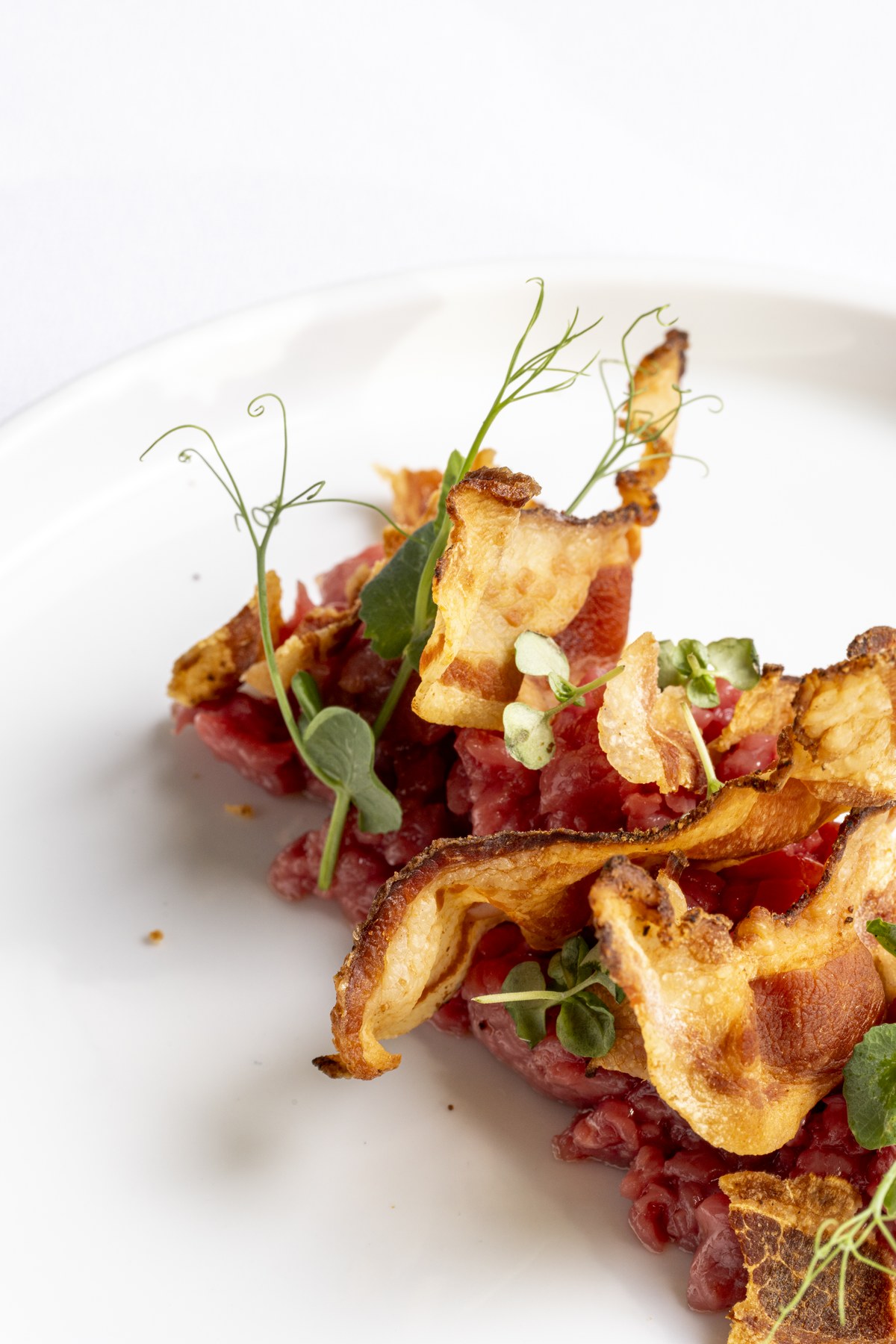 fassona piemontese alla carbonara chef Alberto Bertani ph Nicolò Brunelli