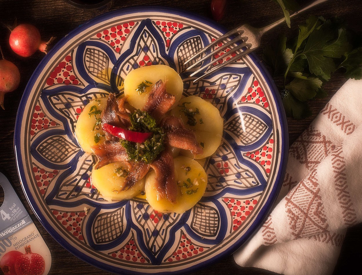 acciughe sotto pesto