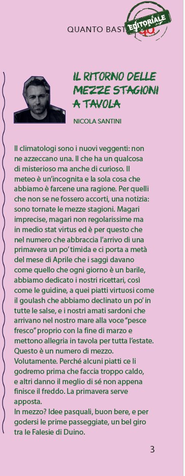 editoriale marzo