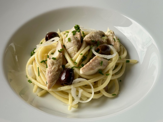 spaghetti allo sgombro