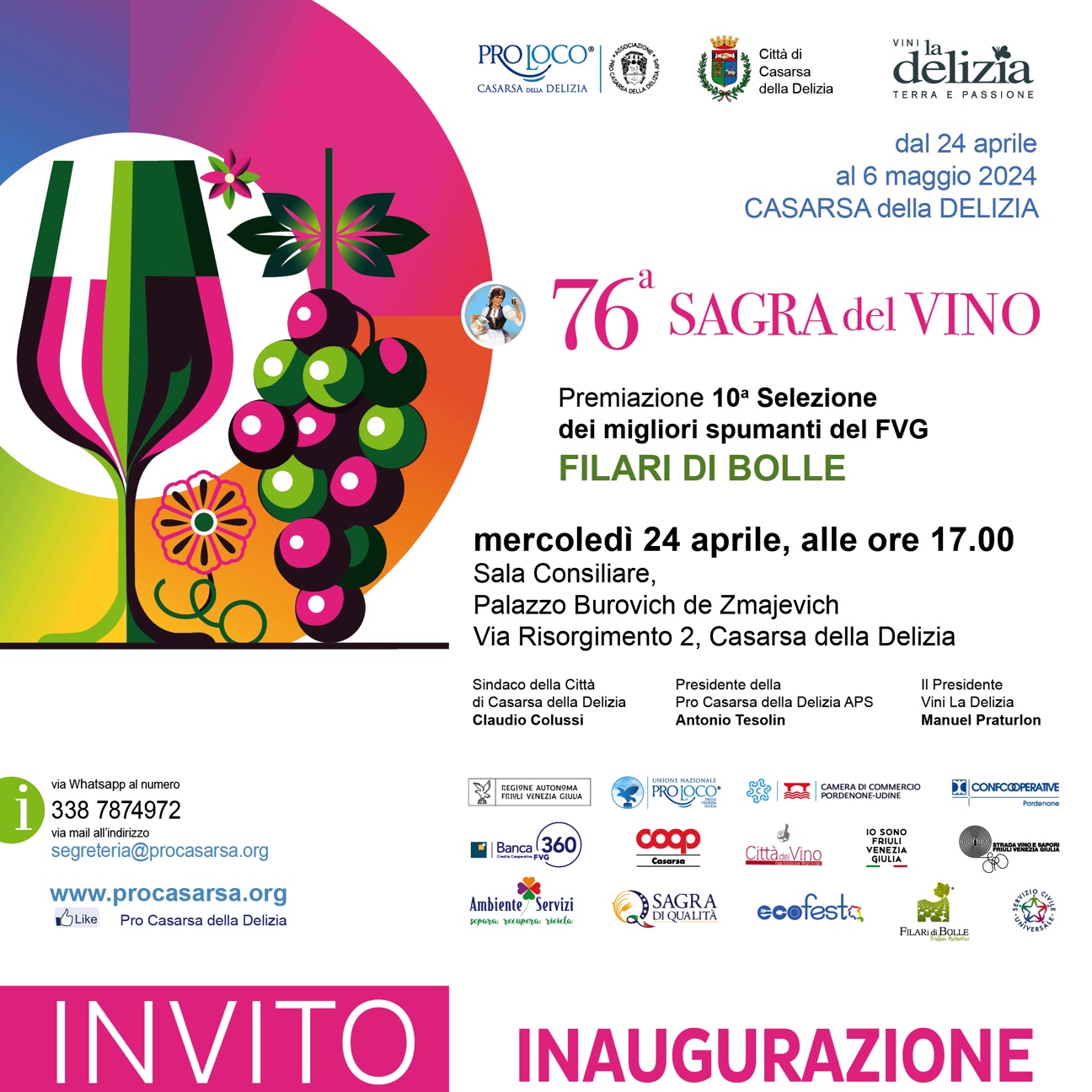 invito inaugurazione