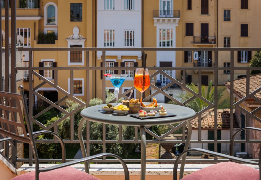 vista dall'hotel