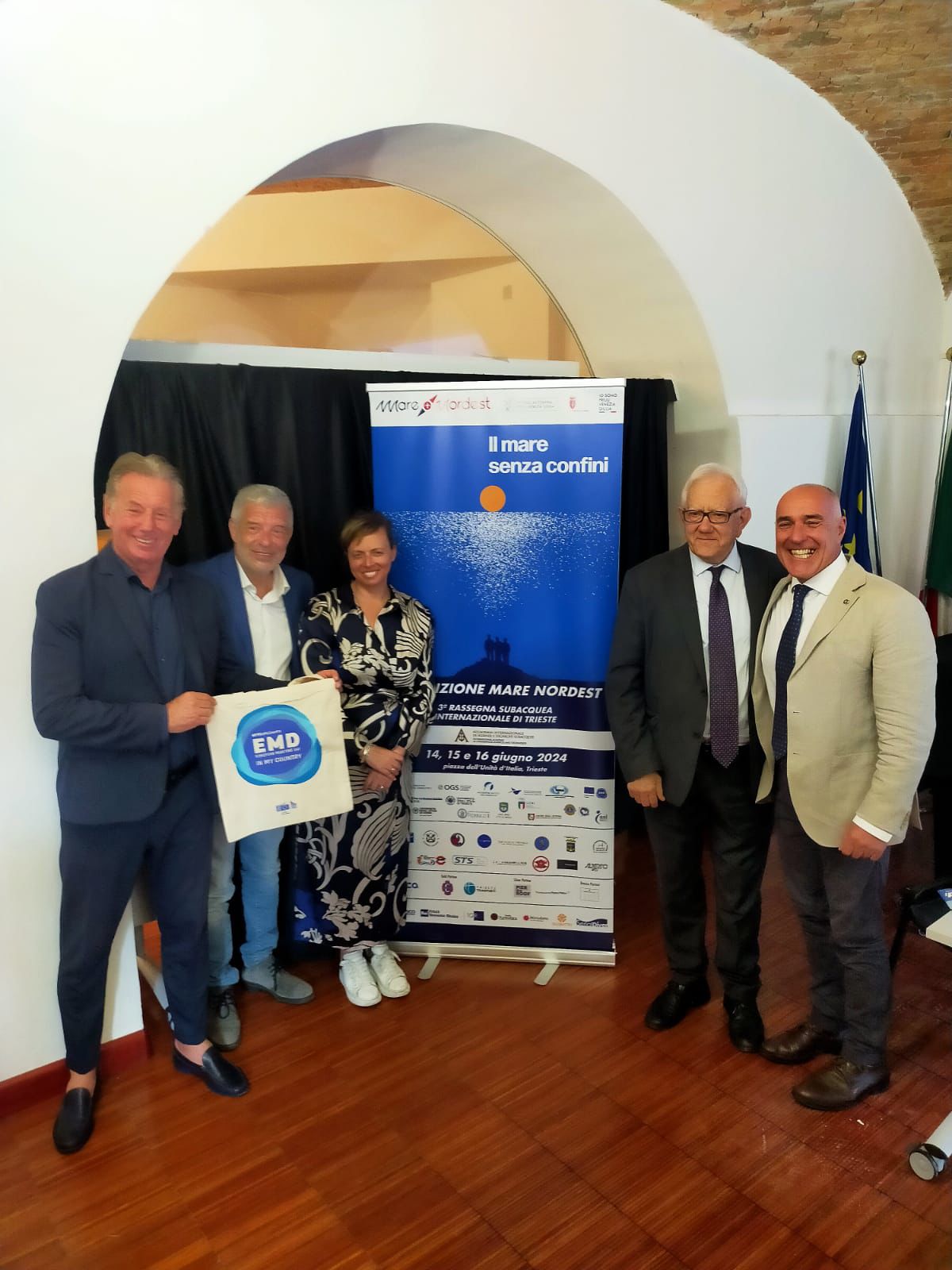 un momento della conferenza stampa