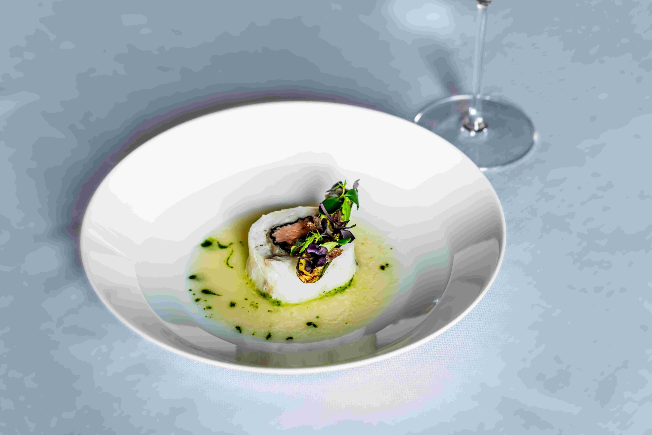 branzino ripieno al salmone e alga nori