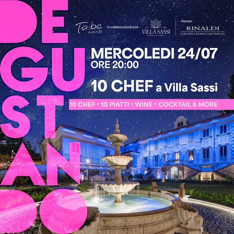 degustando a Villa Sassi