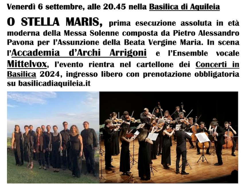 O stella maris concerto ad Aquileia