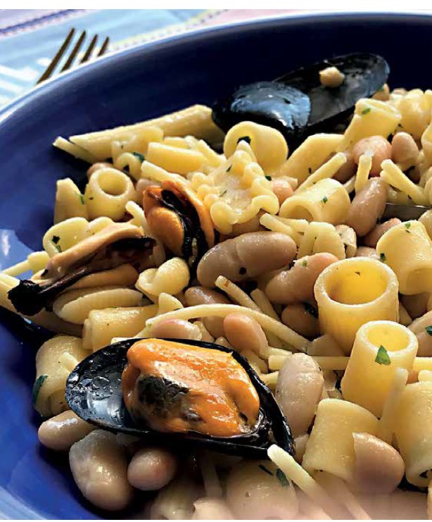 pasta fagioli e cozze