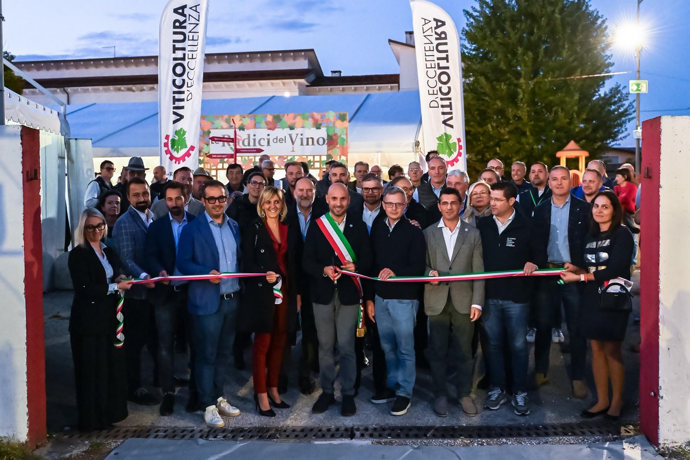 inaugurazione della manifestazione Le Radici del Vino