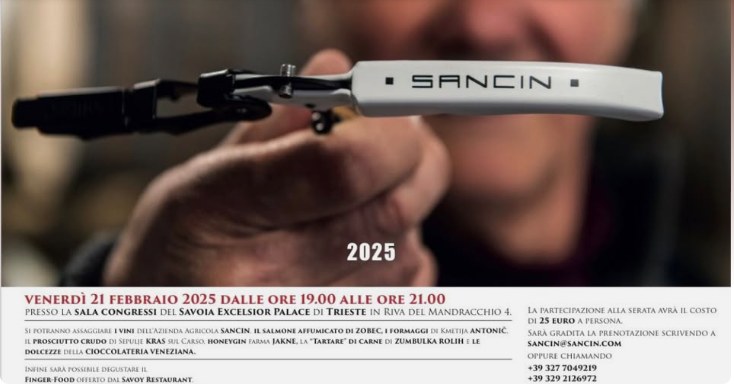 Sancin Oiland wine