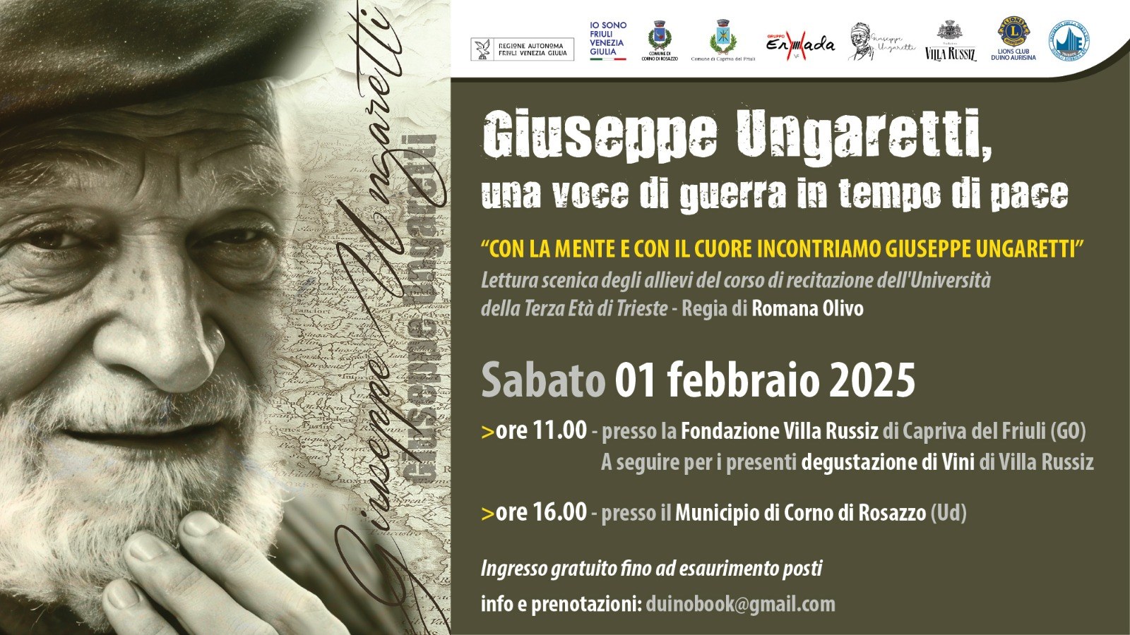 ungaretti 1 febbraio 2025