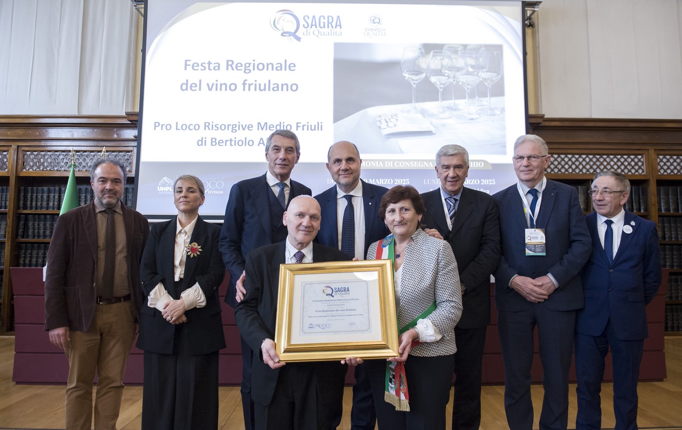 consegna attestato a Bertiolo