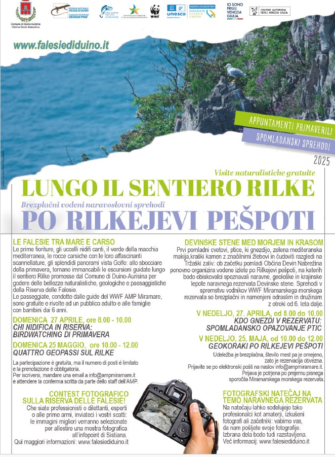 calendario lungo il Sentiero Rilke