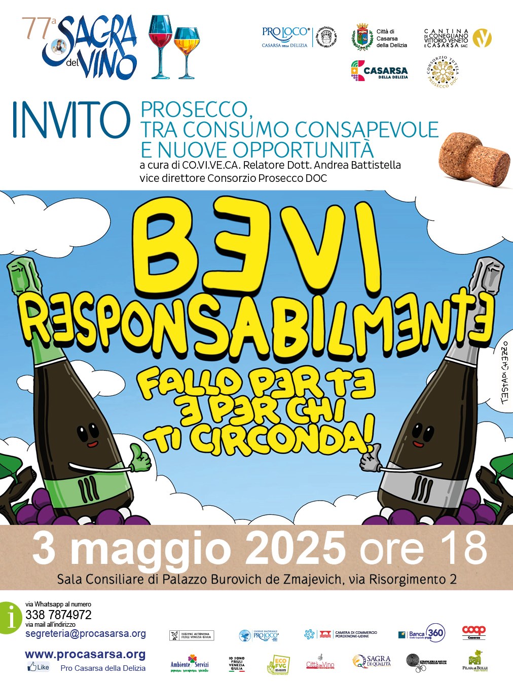 invito a bere responsabilmente 3 maggio
