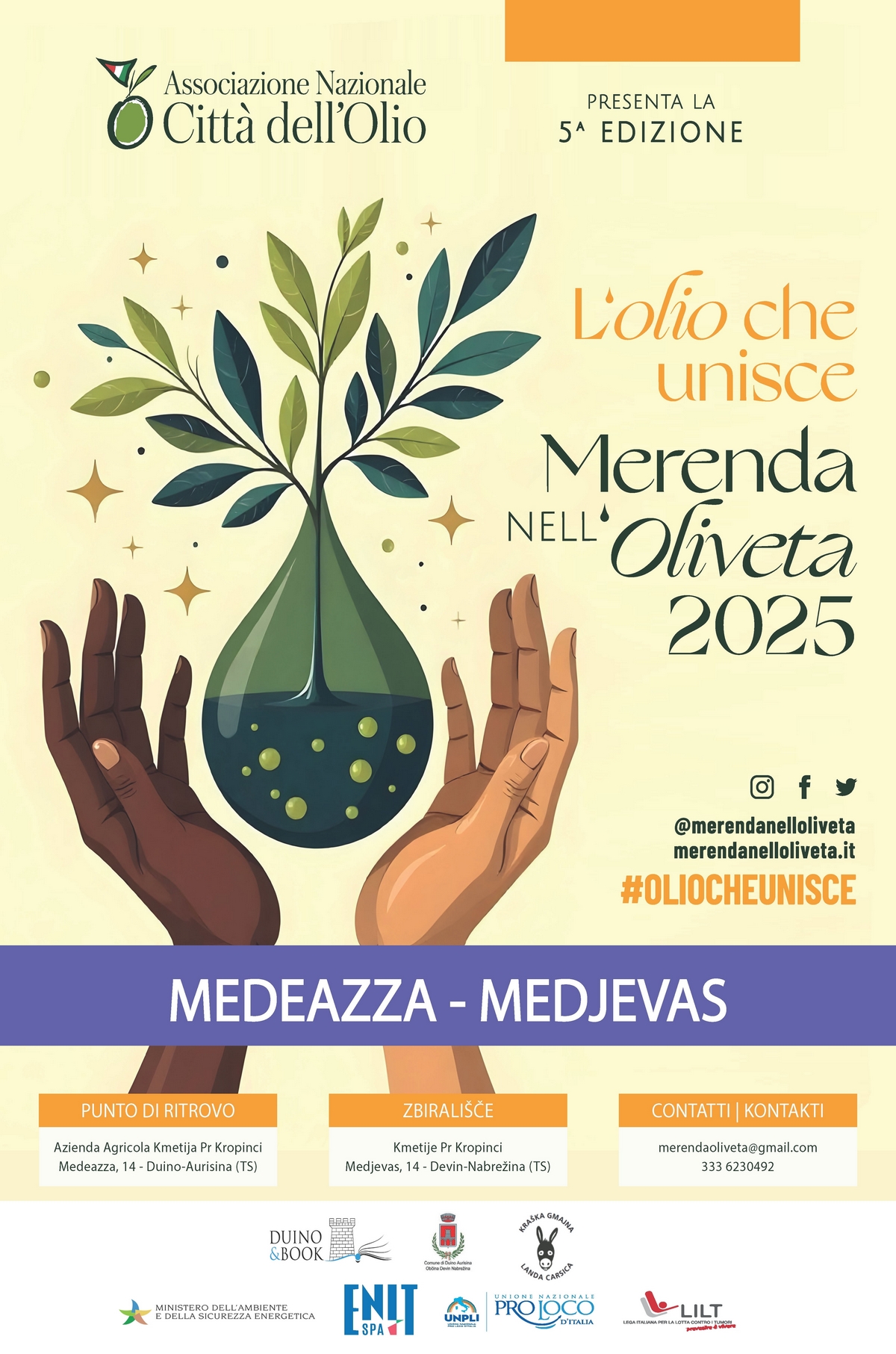 merenda nell'oliveta locandina