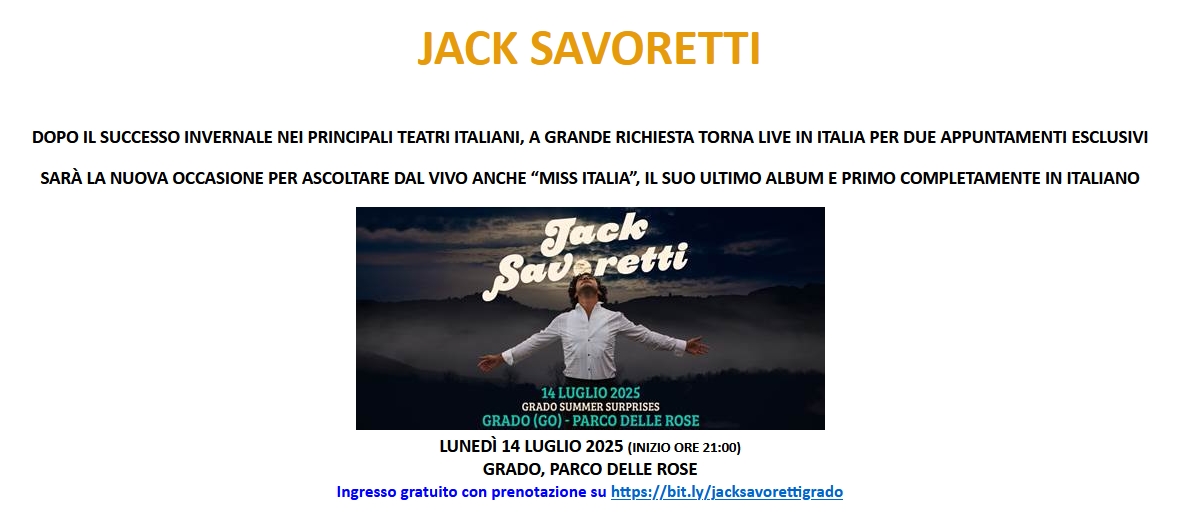 Savoretti promo