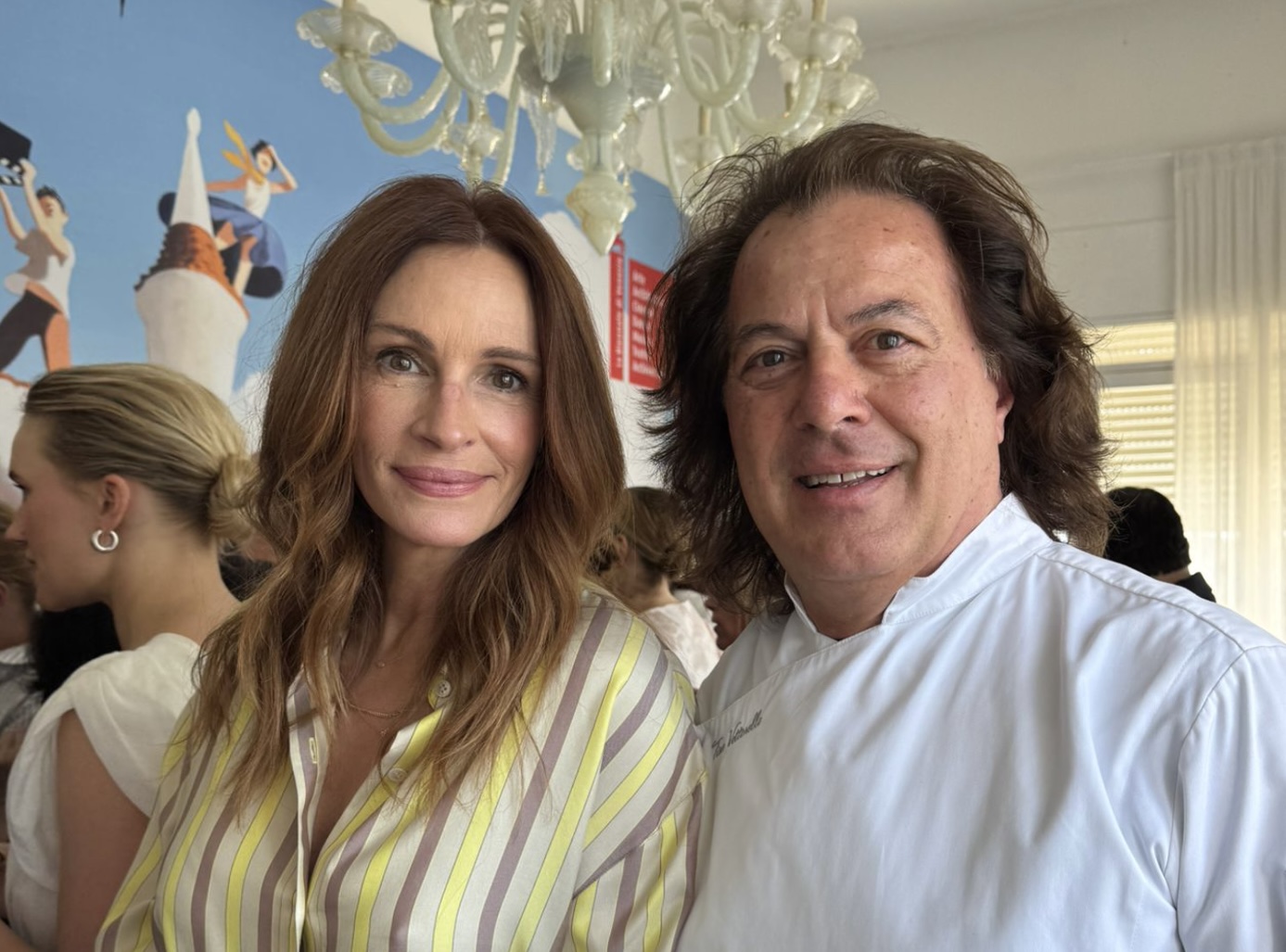 Tino Vettorello con Julia Roberts