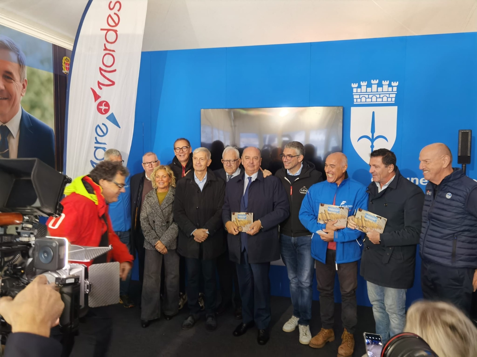un momento dell'inaugurazione 