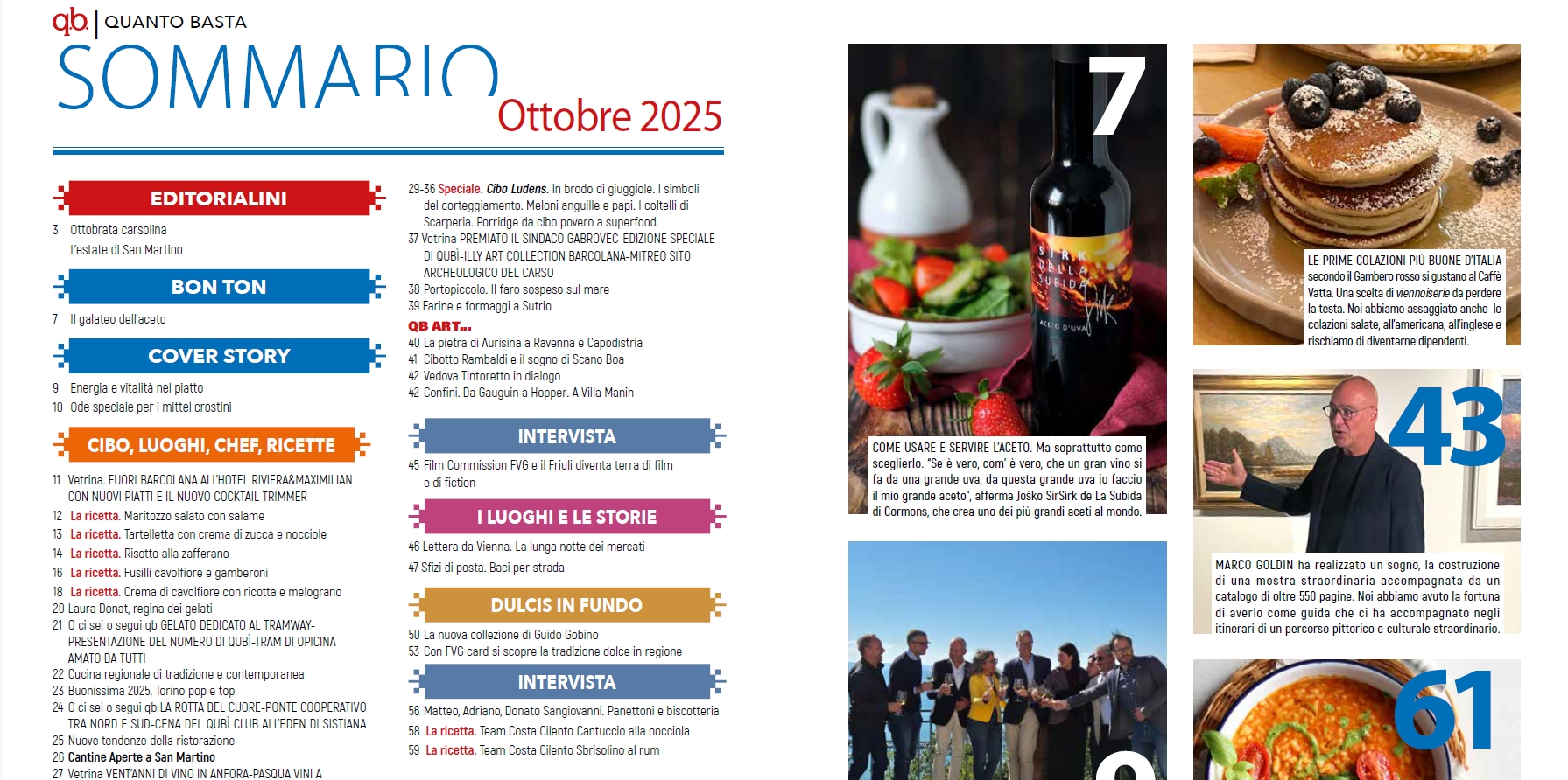 sommario di ottobre