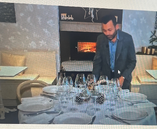 un fotogramma del servizio televisivo