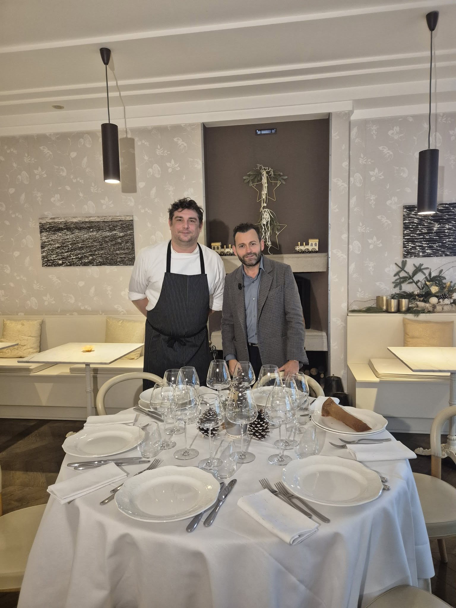Chef Federico Sestan e Nicola Santini esperto di bon ton e galateo internazionale